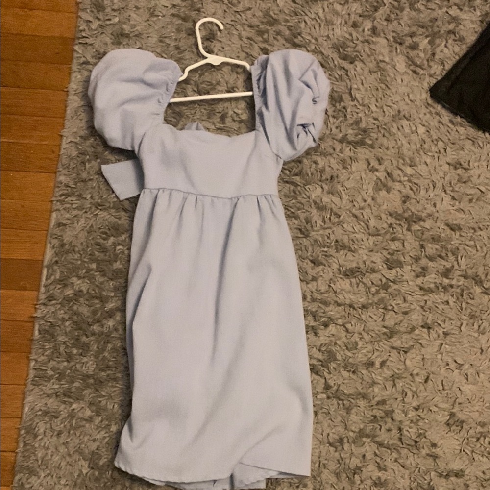 Frankie Shop Light Blue Kids Dress